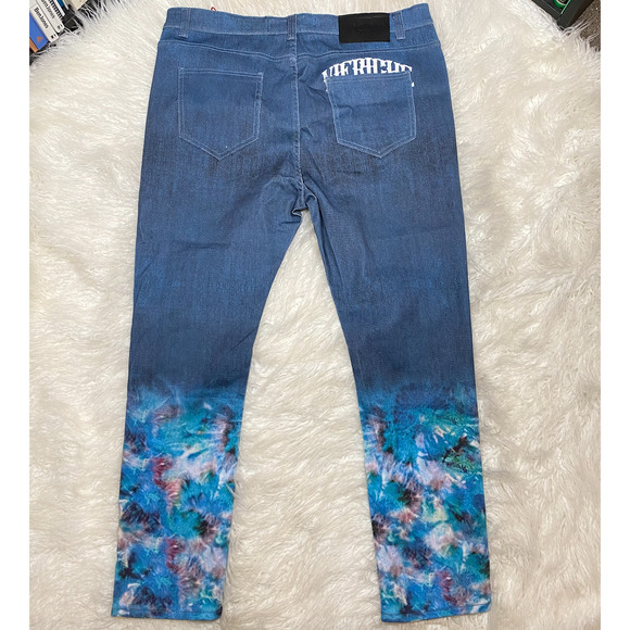 VIE RICHE MENS TIE DYE JEANS SIZE 42 "NWT" - Picture 7 of 8